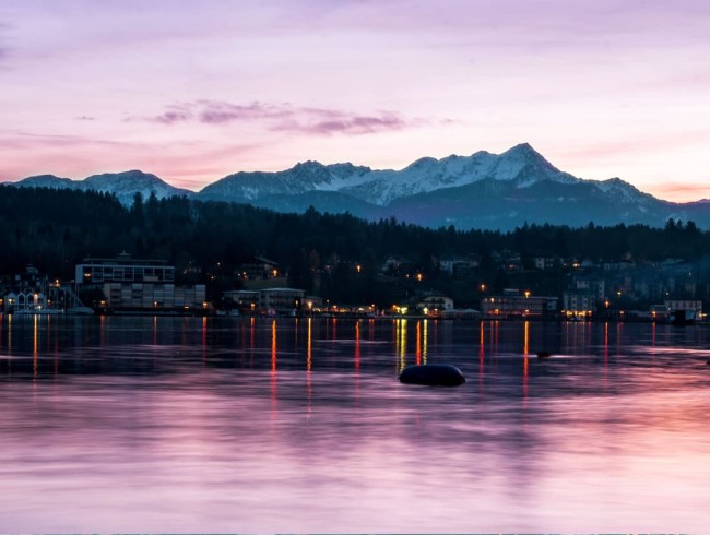 Abendrot am Wörthersee © Shutterstock
