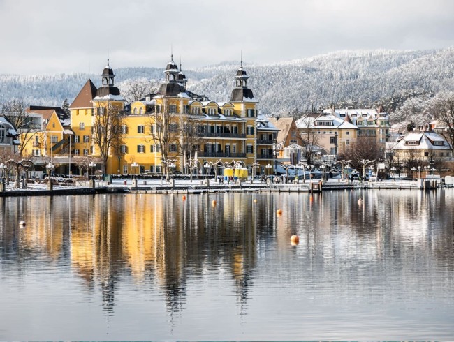 Winterliche Idylle am Wörthersee © Shutterstock